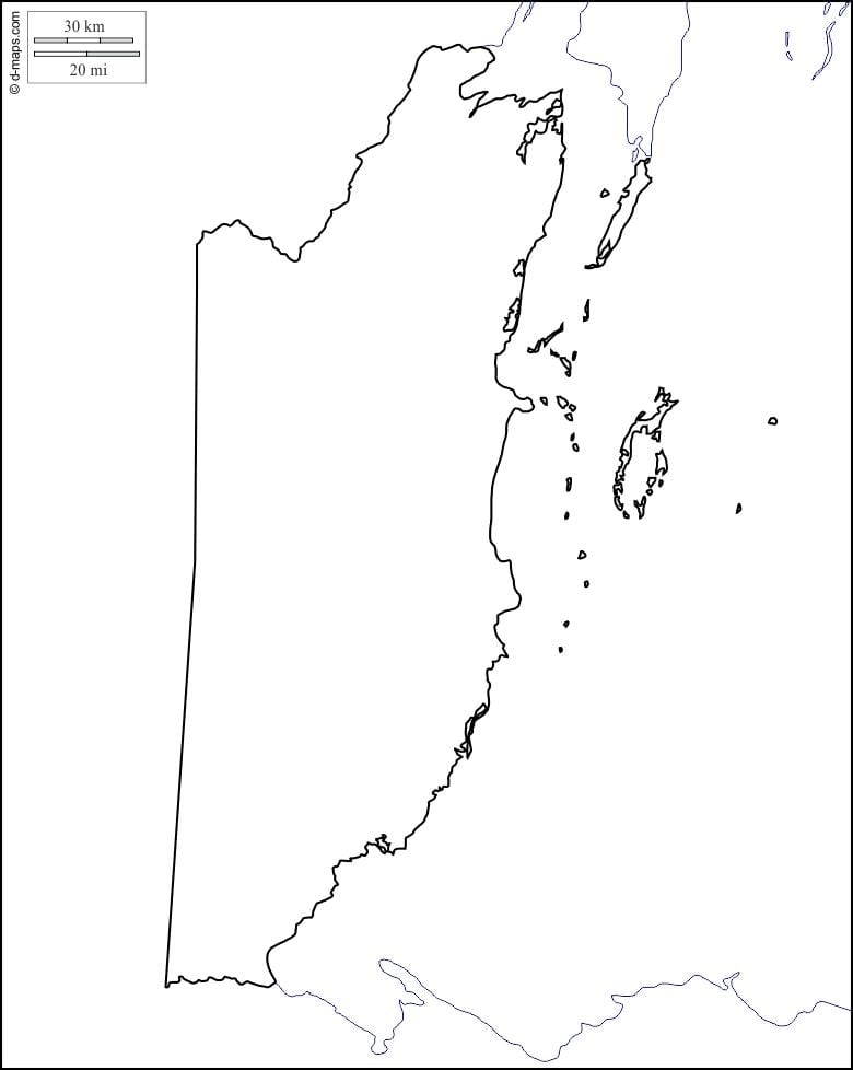 Kaart Belize ülevaade
