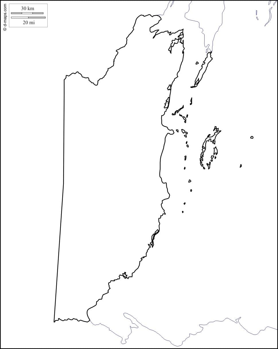 Kaart tühi Belize